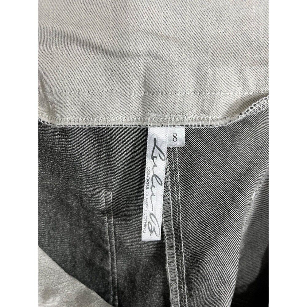 Lulu B Pants Women's Size 8 Beige Stretch Tapered Performance Career Golf Casual - Picture 6 of 6